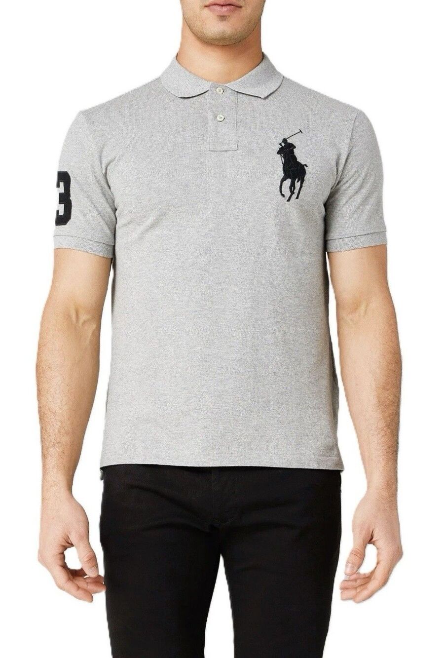 POLO RALPH LAUREN Men’s Big Pony Polo Shirt - Gray - Men’s Size 2XB - NWOT